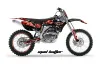 Yamaha YZ250F / YZ450F Dirt Bike Graphic Kit - 2006-2009 Mad Hatter Black