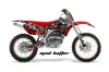 Yamaha YZ250F / YZ450F Dirt Bike Graphic Kit - 2006-2009 Mad Hatter Red
