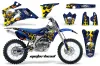 Yamaha YZ250F / YZ450F Dirt Bike Graphic Kit - 2006-2009 Morothead Blue