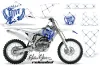 Yamaha YZ250F / YZ450F Dirt Bike Graphic Kit - 2006-2009 Silver Star - Reloaded White