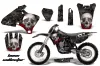 Yamaha YZ400 4 Stroke Dirt Bike Graphic Kit - 1998-2002 Bone Collector Black