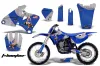 Yamaha YZ400 4 Stroke Dirt Bike Graphic Kit - 1998-2002 T Bomber Blue