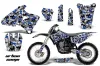 Yamaha YZ400 4 Stroke Dirt Bike Graphic Kit - 1998-2002 Urban Camo Blue