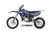 Yamaha YZ85 Dirt Bike Graphic Kit - 2015-2018 Checkered Skull Blue