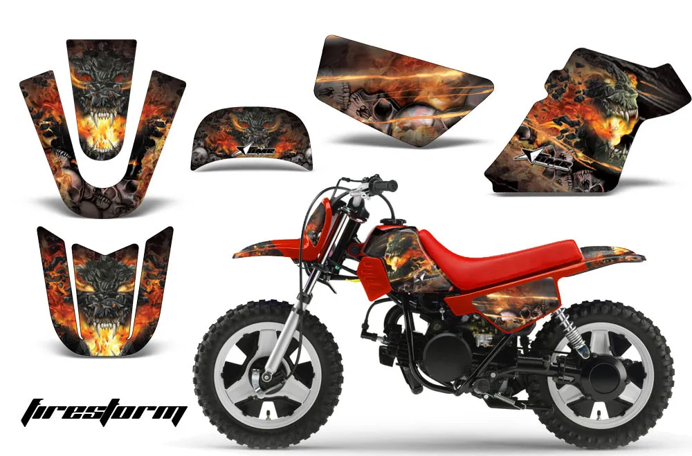 Yamaha PW50 Dirt Bike Custom Graphic Kit - 1990-2022