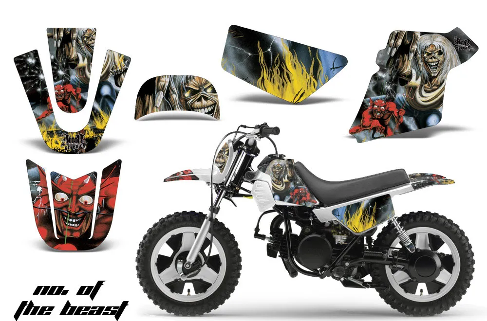 Yamaha PW50 Dirt Bike Custom Graphic Kit - 1990-2022