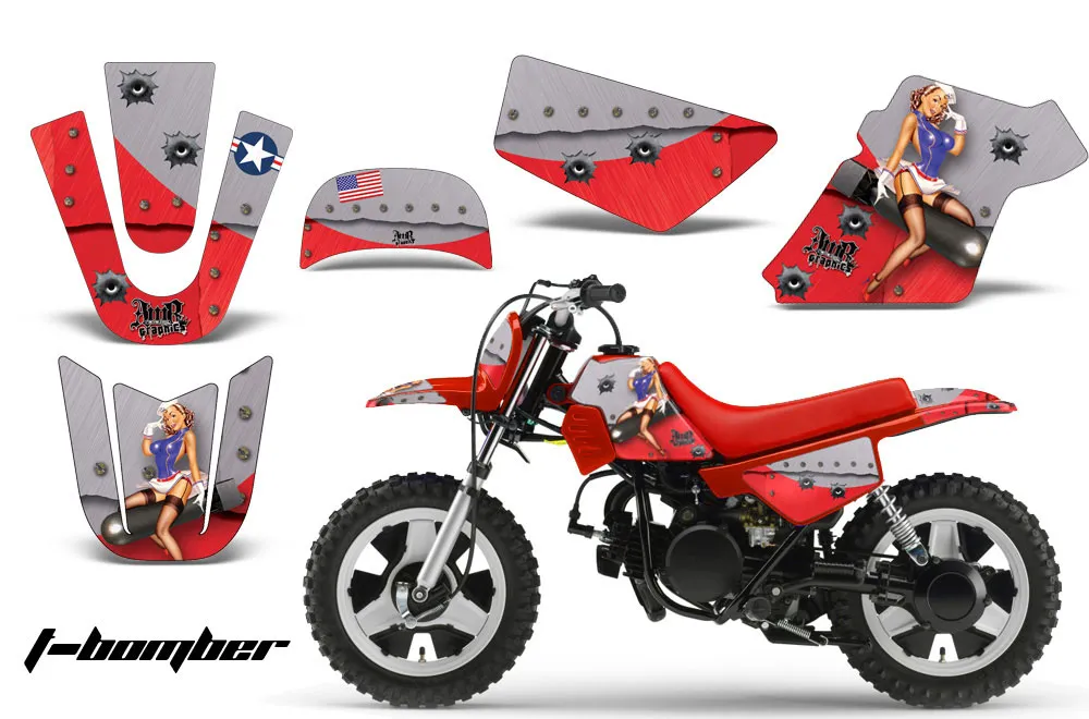 Yamaha PW50 Dirt Bike Custom Graphic Kit - 1990-2022