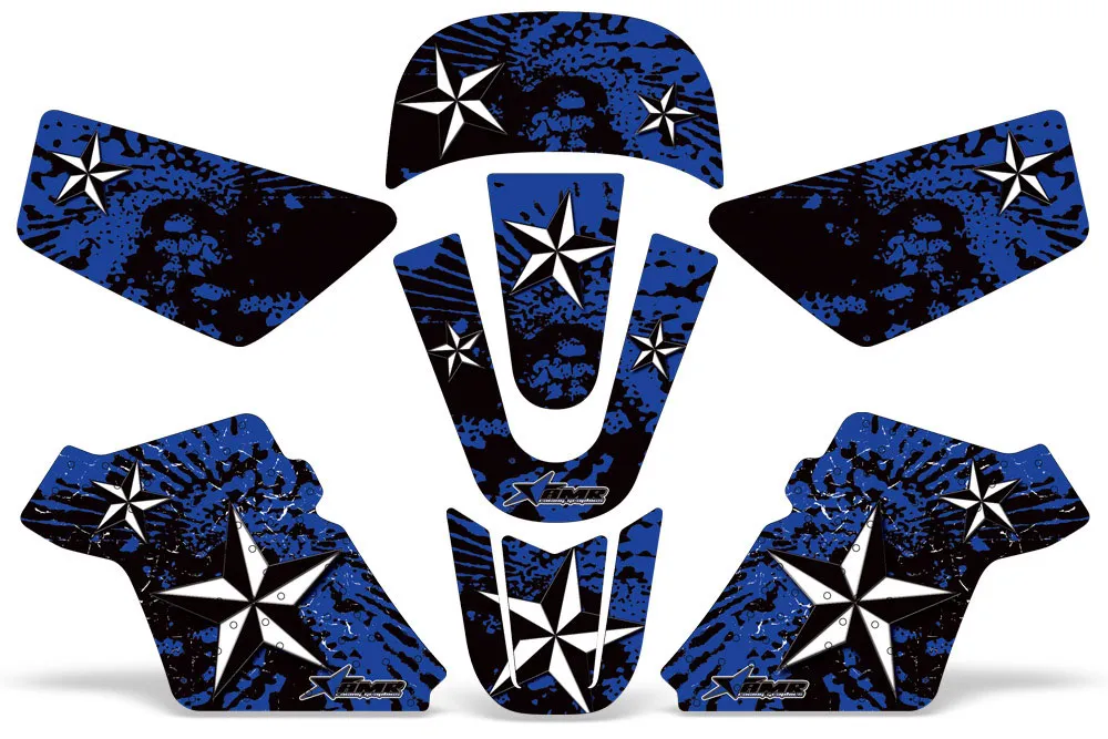 Yamaha PW50 Dirt Bike Graphic Kit - 1990-2022 Northstar Blue
