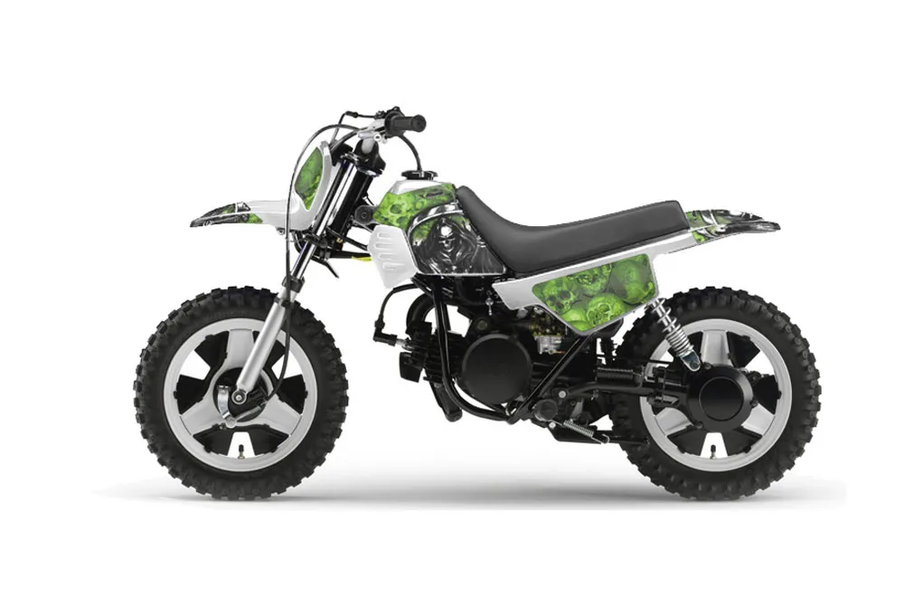 Yamaha PW50 Dirt Bike Graphic Kit - 1990-2022 Reaper Green