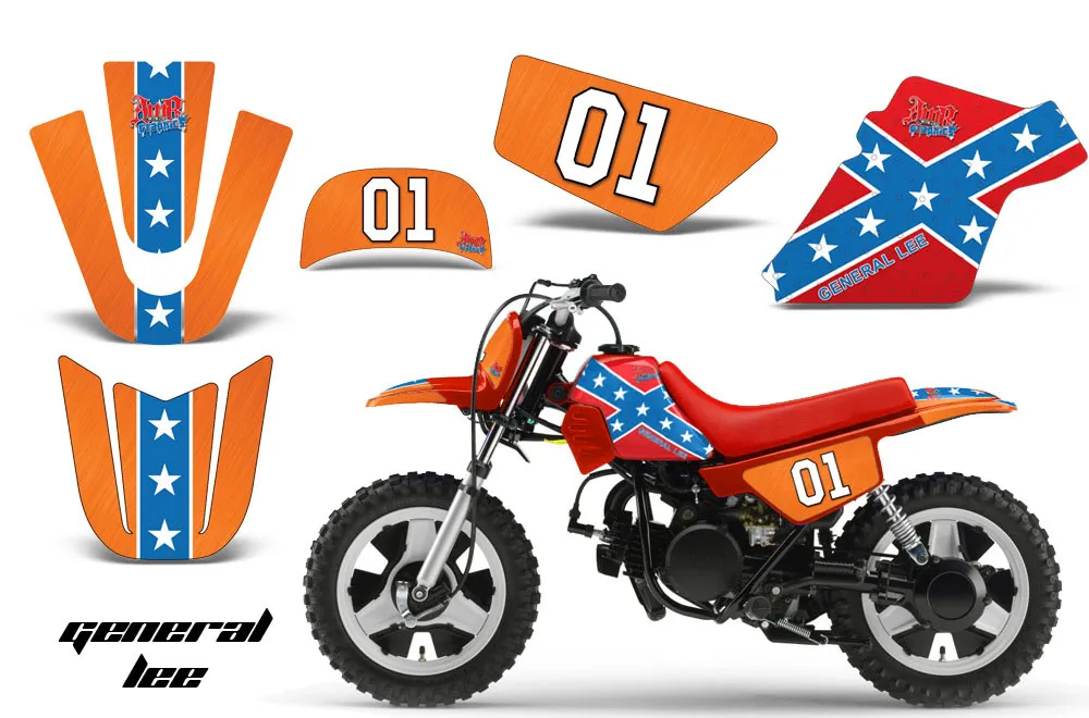 Yamaha PW80 Dirt Bike Custom Graphic Kit - 1996-2006