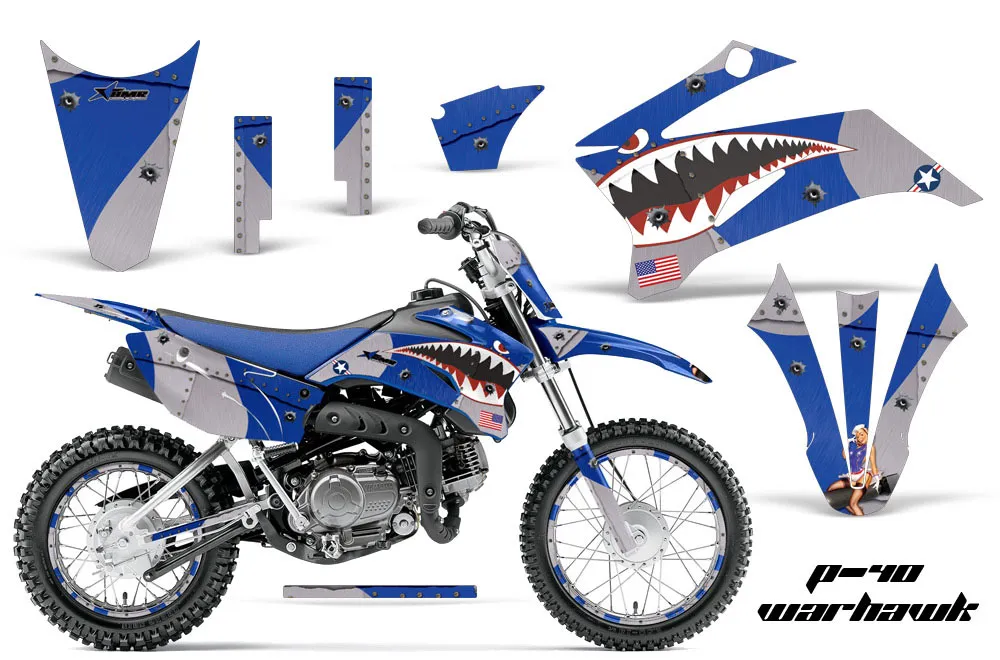 Yamaha TTR110 Dirt Bike Custom Graphic Kit - 2008-2024