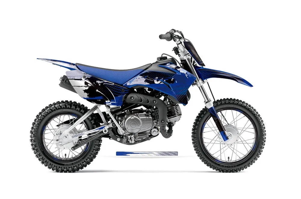 Yamaha TTR110 Dirt Bike Graphic Kit - 2008-2024 Carbon X Blue