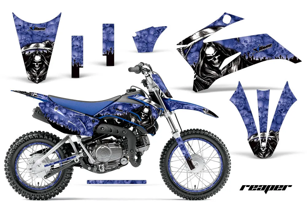 Yamaha TTR110 Dirt Bike Graphic Kit - 2008-2024 Reaper Blue