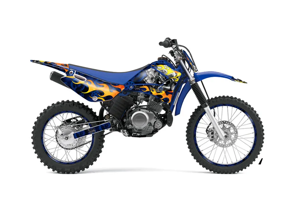 Yamaha TTR125 Dirt Bike Graphic Kit - 2000-2007 Motorhead Blue