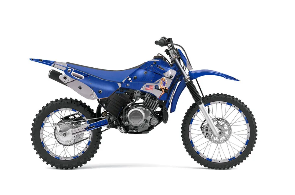 Yamaha TTR125 Dirt Bike Graphic Kit - 2000-2007 T Bomber Blue