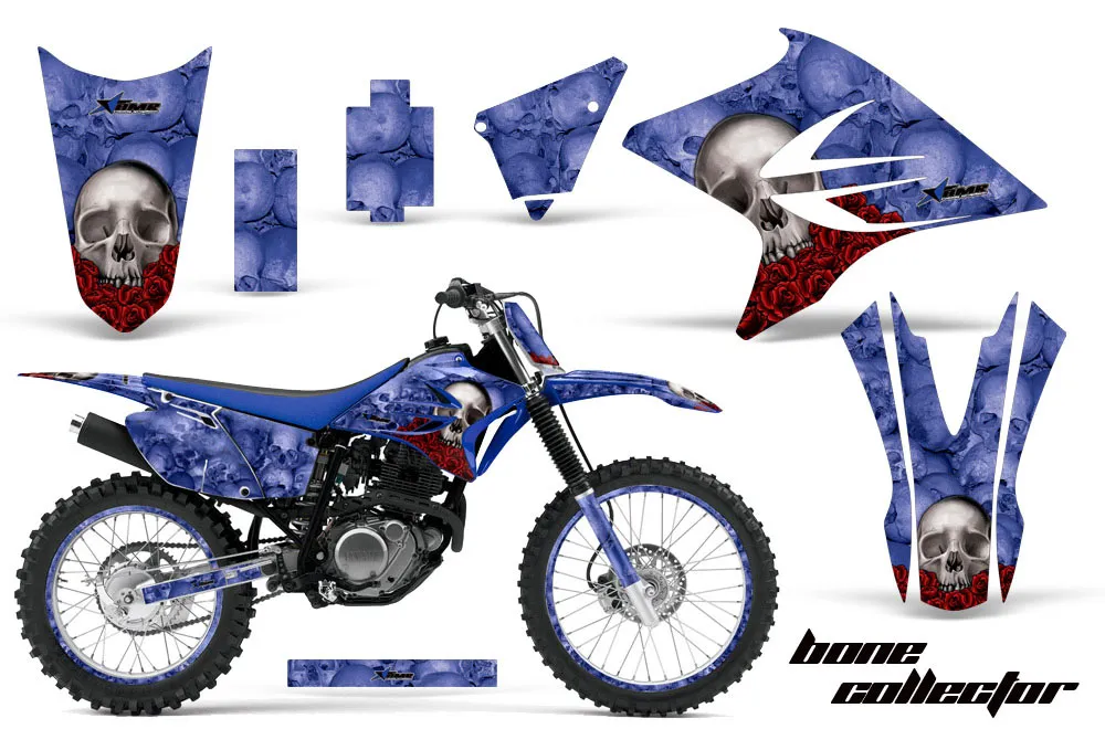 Yamaha TTR230 Dirt Bike Graphic Kit - 2005-2023 Bone Collector Blue
