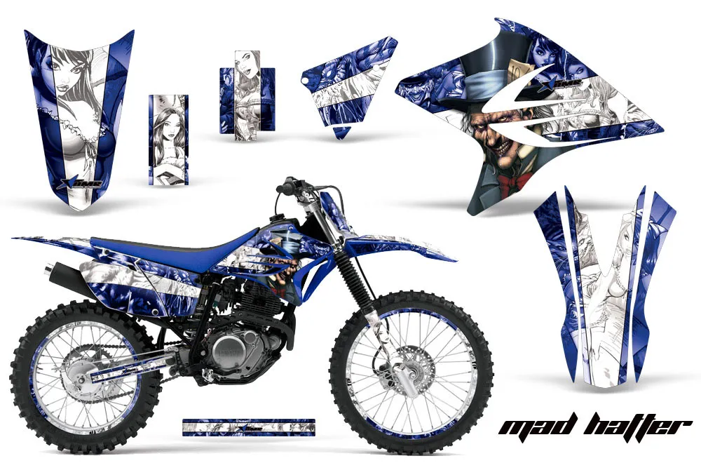 Yamaha TTR230 Dirt Bike Graphic Kit - 2005-2023 Mad Hatter Blue