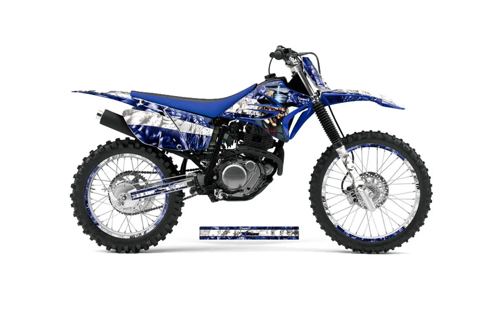 Yamaha TTR230 Dirt Bike Graphic Kit - 2005-2023 Mad Hatter Blue