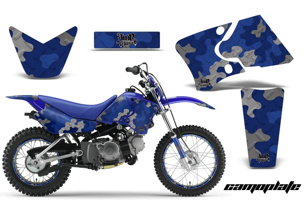 Yamaha TTR50 Dirt Bike Graphic Kit - 2006-2018 Camoplate Blue