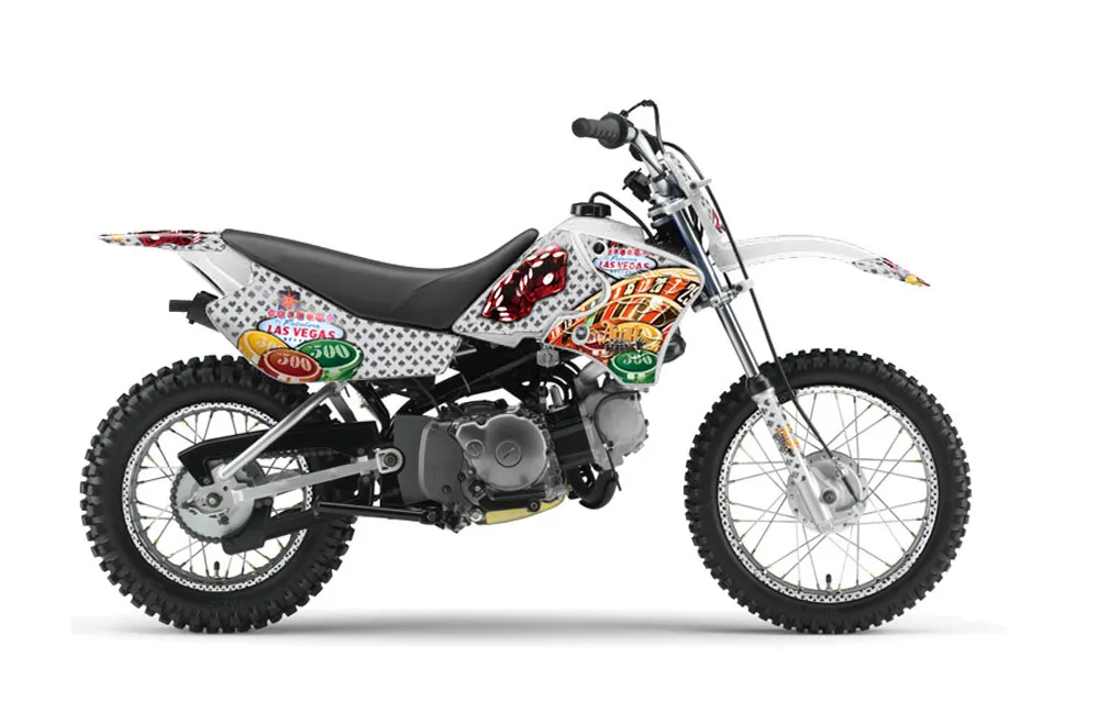 Yamaha TTR50 Dirt Bike Graphic Kit - 2006-2018 Vegas Baller White