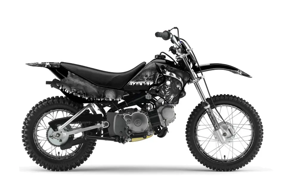 Yamaha TTR90 Dirt Bike Graphic Kit - 2000-2007 Reaper Black