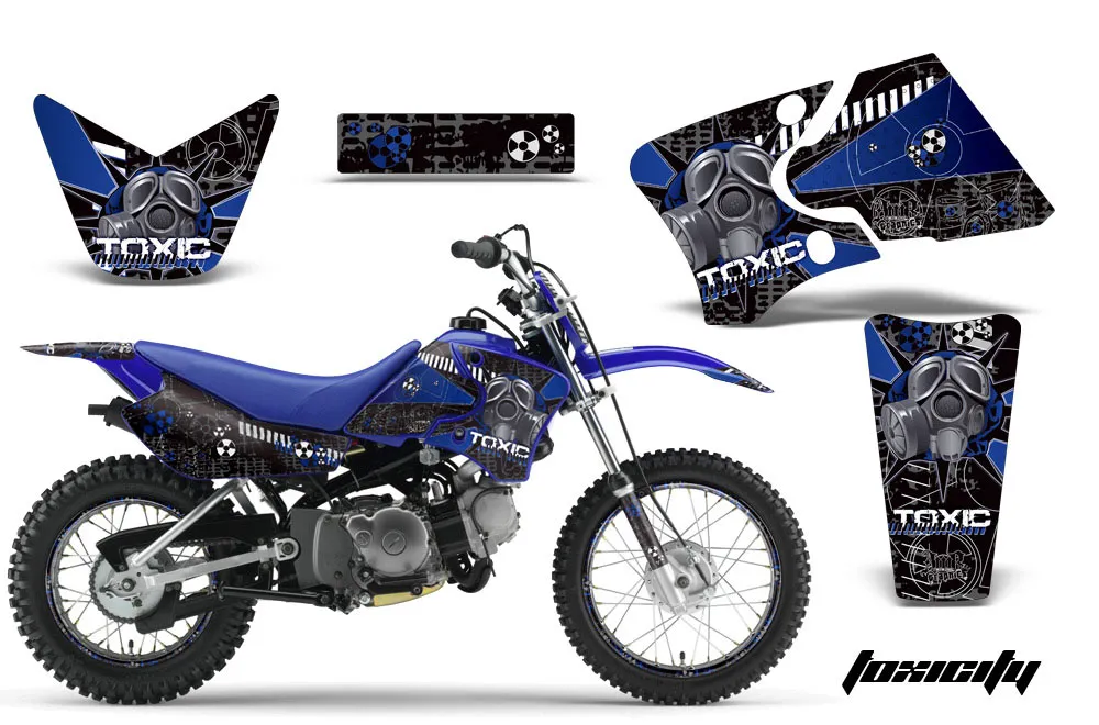 Yamaha TTR90 Dirt Bike Graphic Kit - 2000-2007 Toxicity Blue