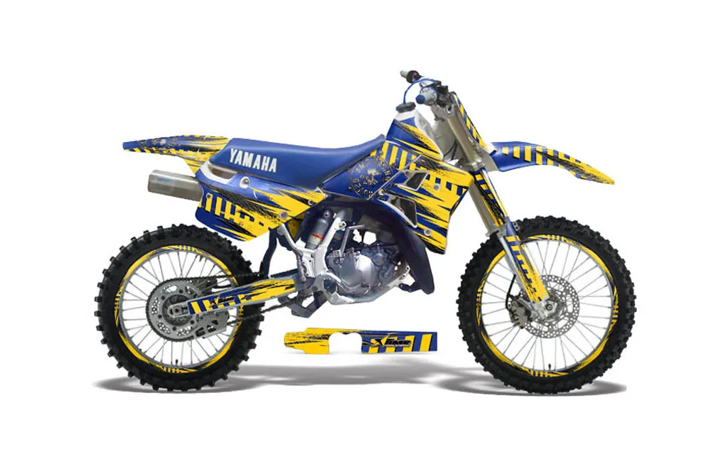 Yamaha WR 250Z Dirt Bike Graphic Kit - 1991-1993 Nuke Yellow