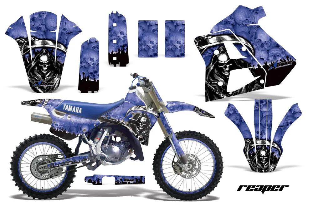 Yamaha WR 250Z Dirt Bike Graphic Kit - 1991-1993 Reaper Blue