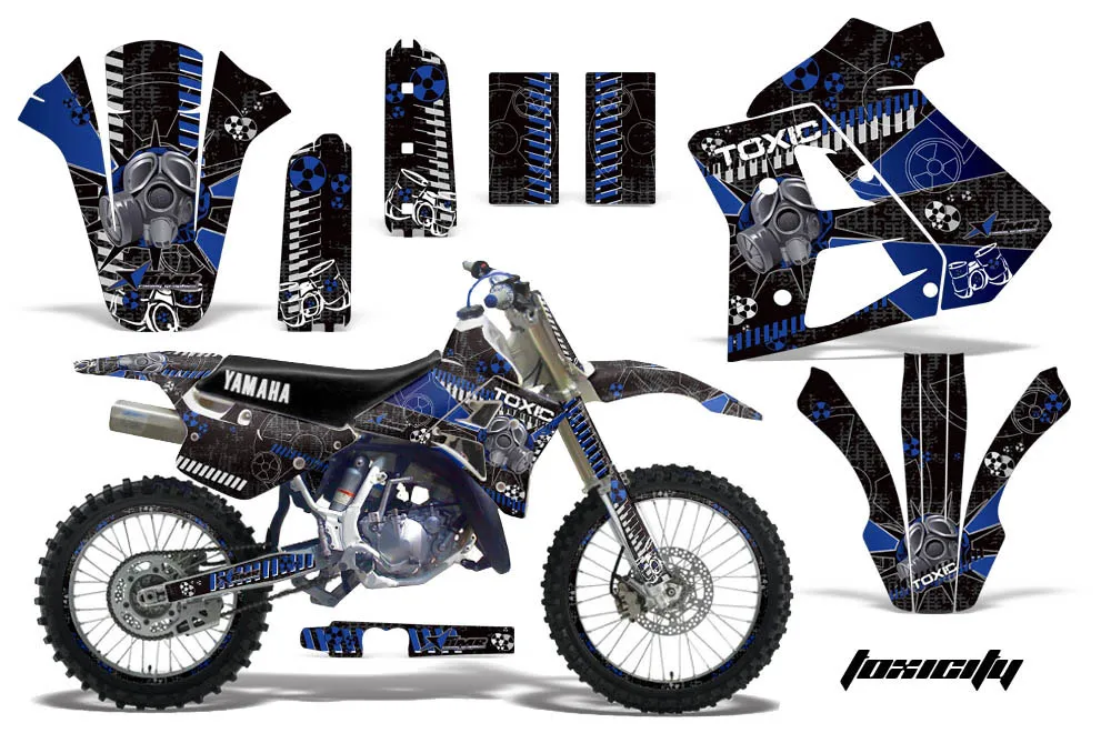 Yamaha WR 250Z Dirt Bike Graphic Kit - 1991-1993 Toxicity Blue