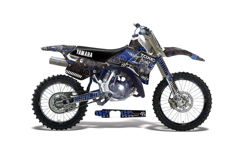 Yamaha WR 250Z Dirt Bike Graphic Kit - 1991-1993 Toxicity Blue