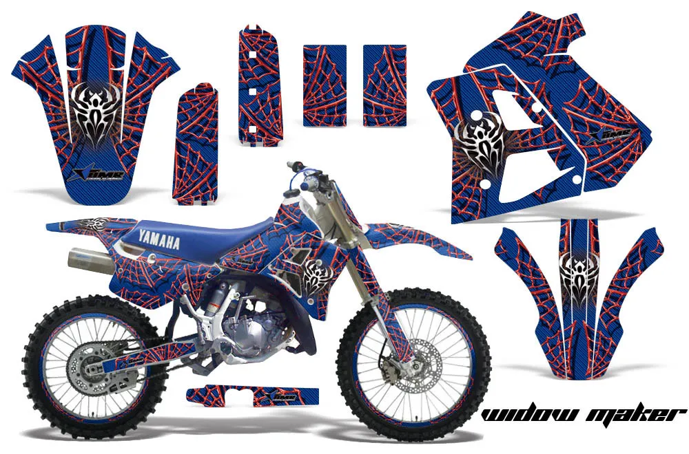 Yamaha WR 250Z Dirt Bike Graphic Kit - 1991-1993 Widow Maker Blue
