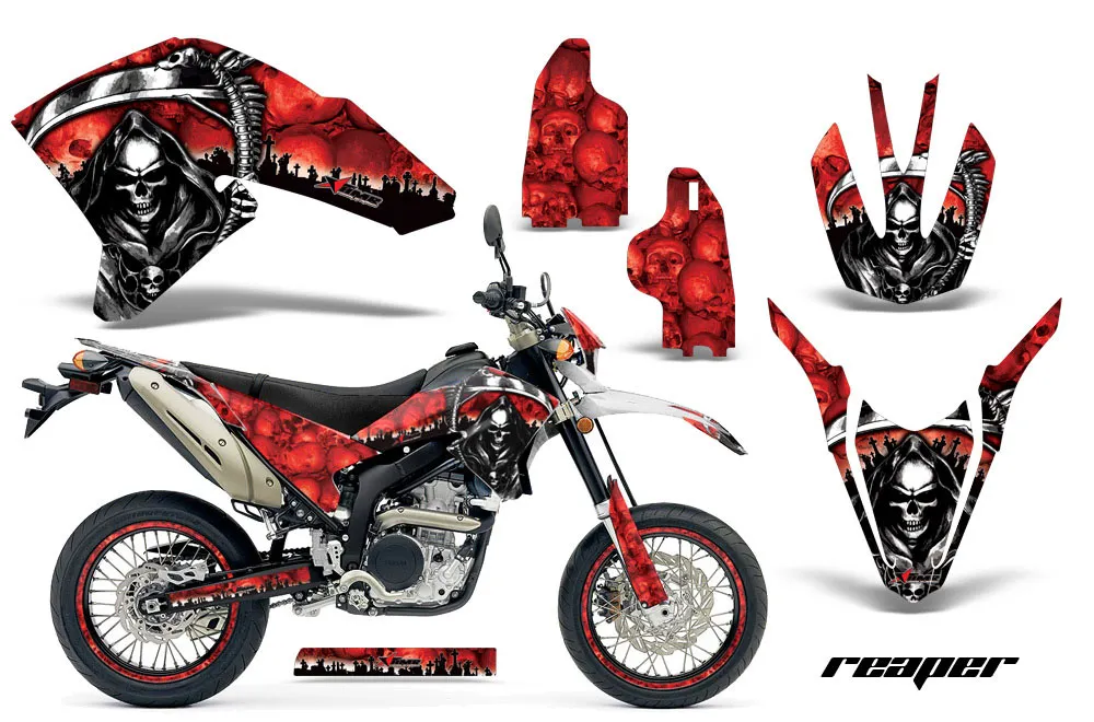 Yamaha WR250 R/X Dirt Bike Graphic Kit - 2007-2020 Reaper Red