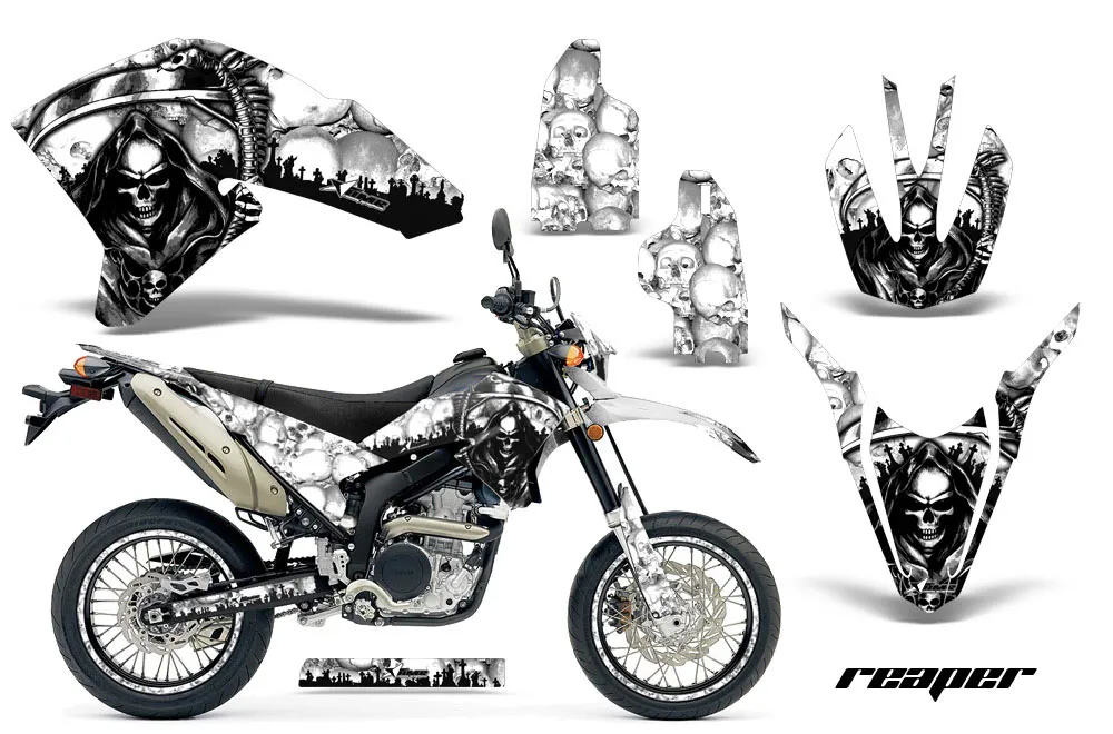 Yamaha WR250 R/X Dirt Bike Graphic Kit - 2007-2020 Reaper White