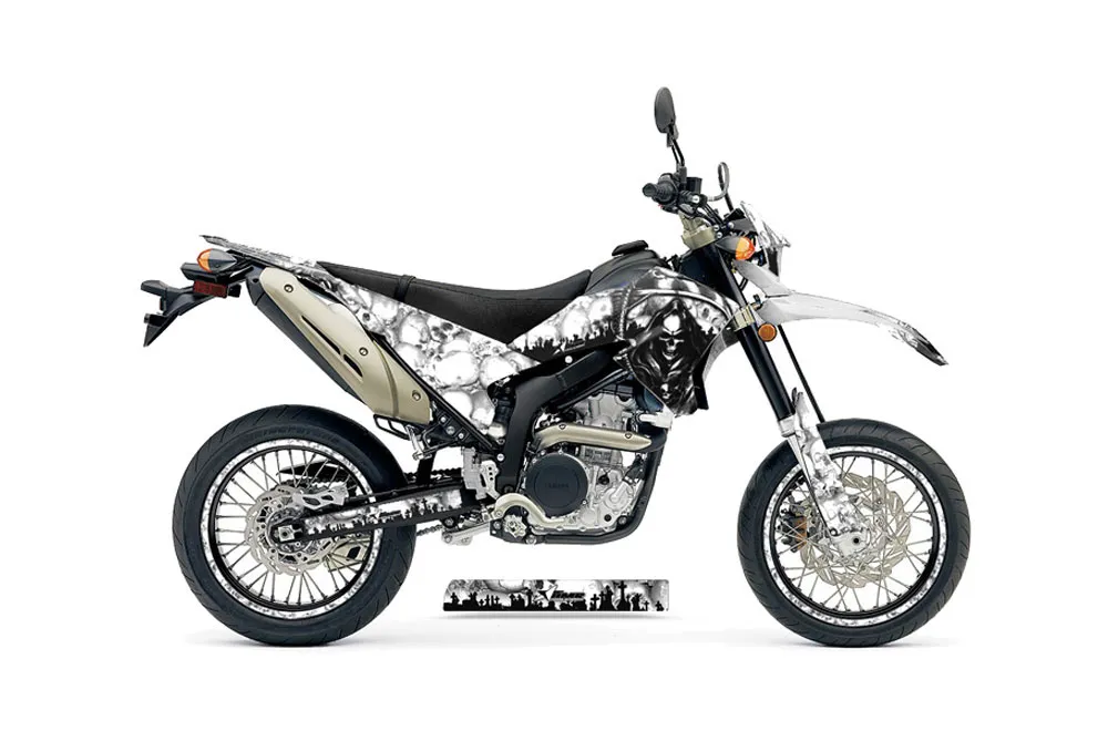 Yamaha WR250 R/X Dirt Bike Graphic Kit - 2007-2020 Reaper White