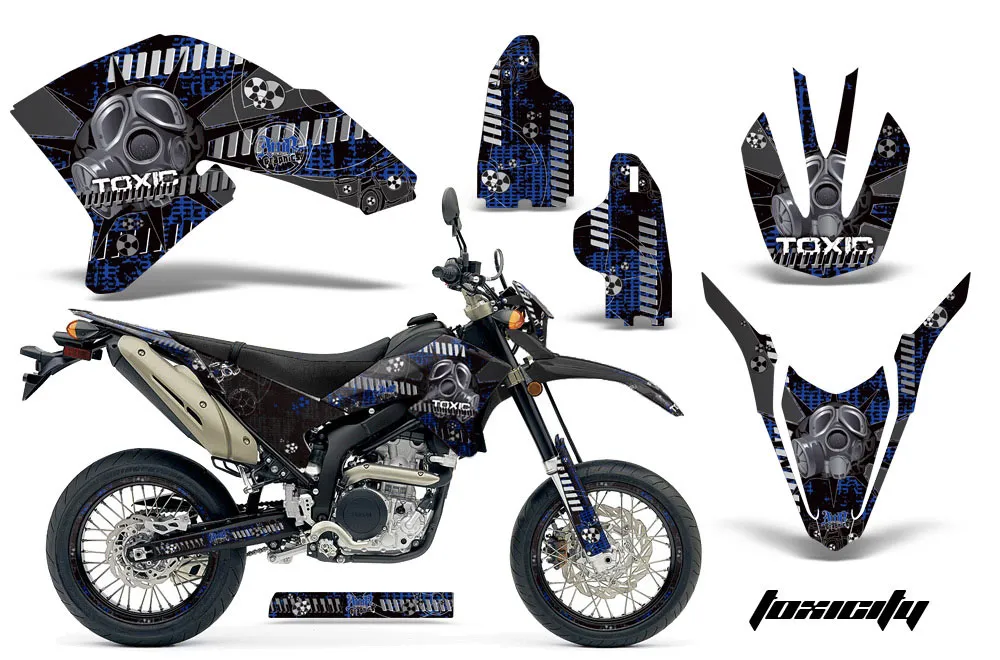 Yamaha WR250 R/X Dirt Bike Graphic Kit - 2007-2020 Toxicity Blue