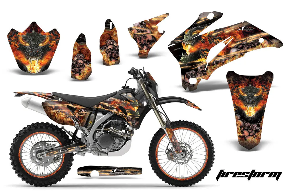 Yamaha WR250F Dirt Bike Custom Graphic Kit - 2007-2014