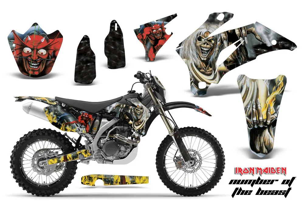 Yamaha WR250F Dirt Bike Custom Graphic Kit - 2007-2014