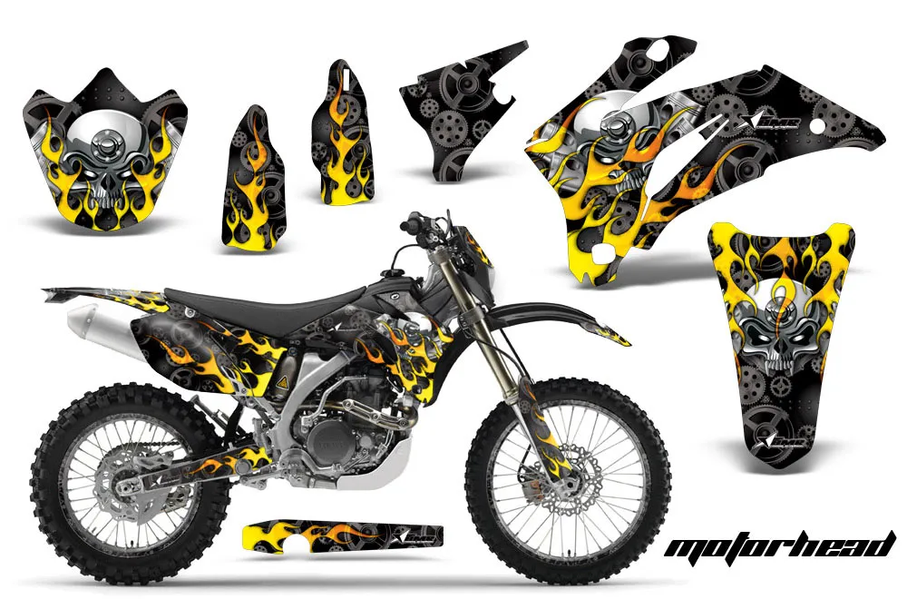 Yamaha WR250F Dirt Bike Custom Graphic Kit - 2007-2014