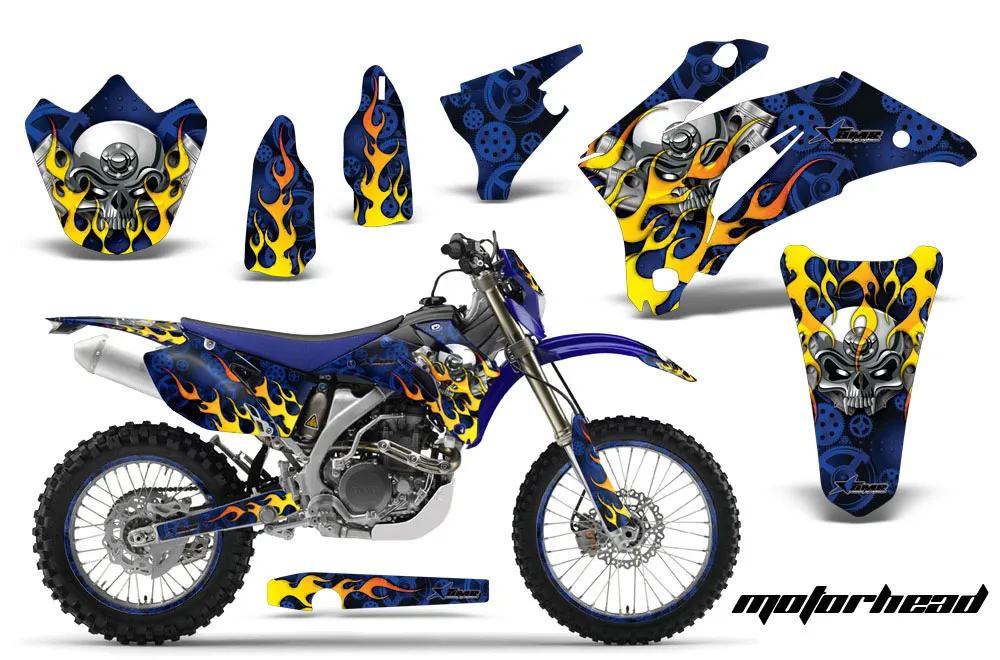 Yamaha WR250F Dirt Bike Custom Graphic Kit - 2007-2014