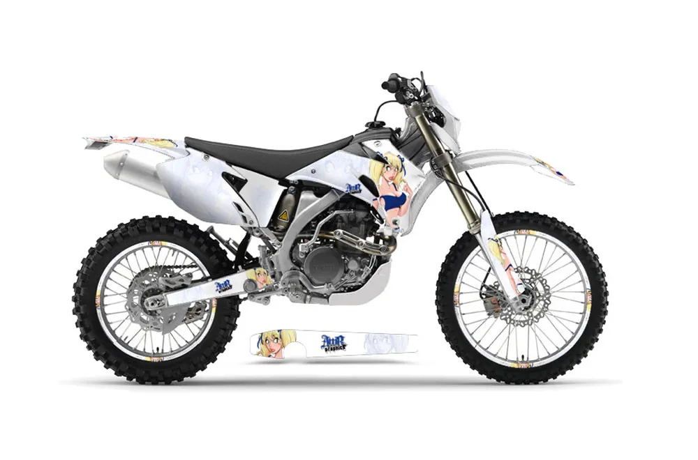 Yamaha WR250F Dirt Bike Graphic Kit - 2007-2014 Mandy White