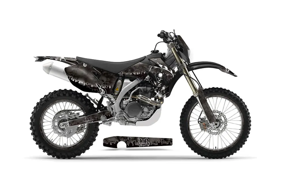 Yamaha WR250F Dirt Bike Graphic Kit - 2007-2014 Reaper Black