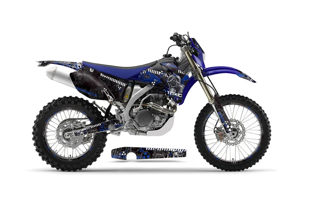 Yamaha WR250F Dirt Bike Graphic Kit - 2007-2014 Toxicity Blue