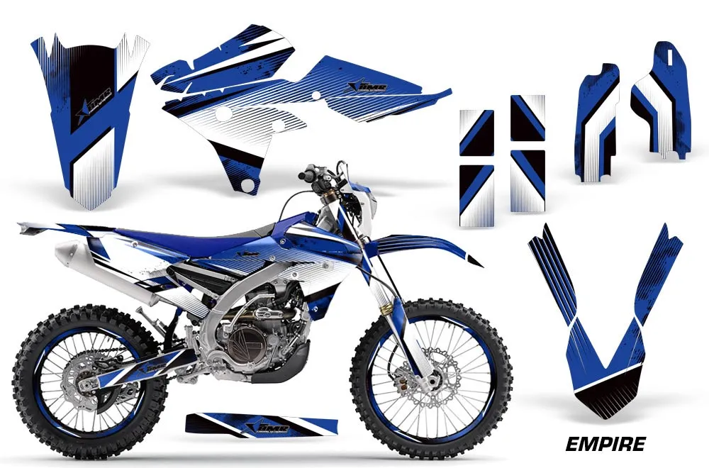 Yamaha WR250F / WR450F Dirt Bike Graphic Kit - 2015-2018 Empire Blue