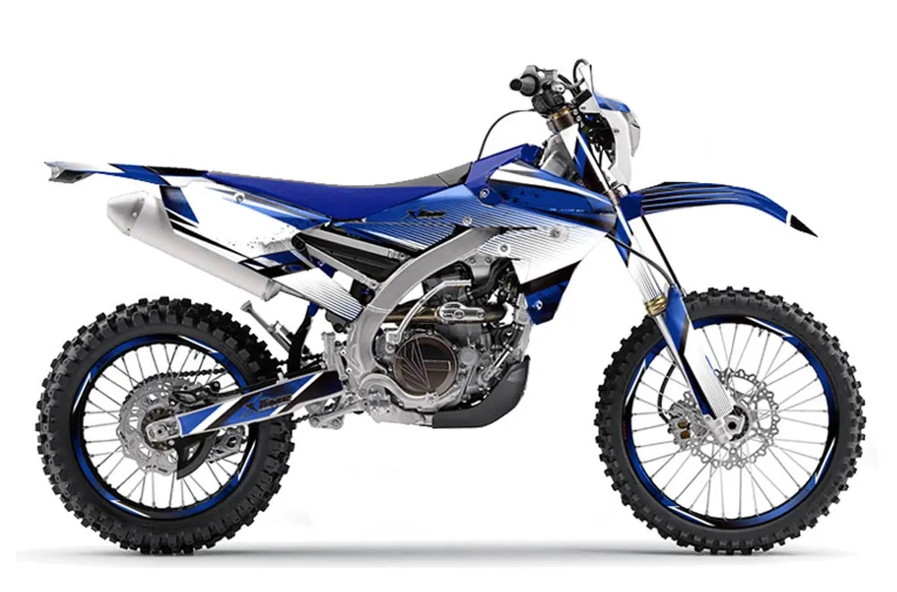 Yamaha WR250F / WR450F Dirt Bike Graphic Kit - 2015-2018 Empire Blue