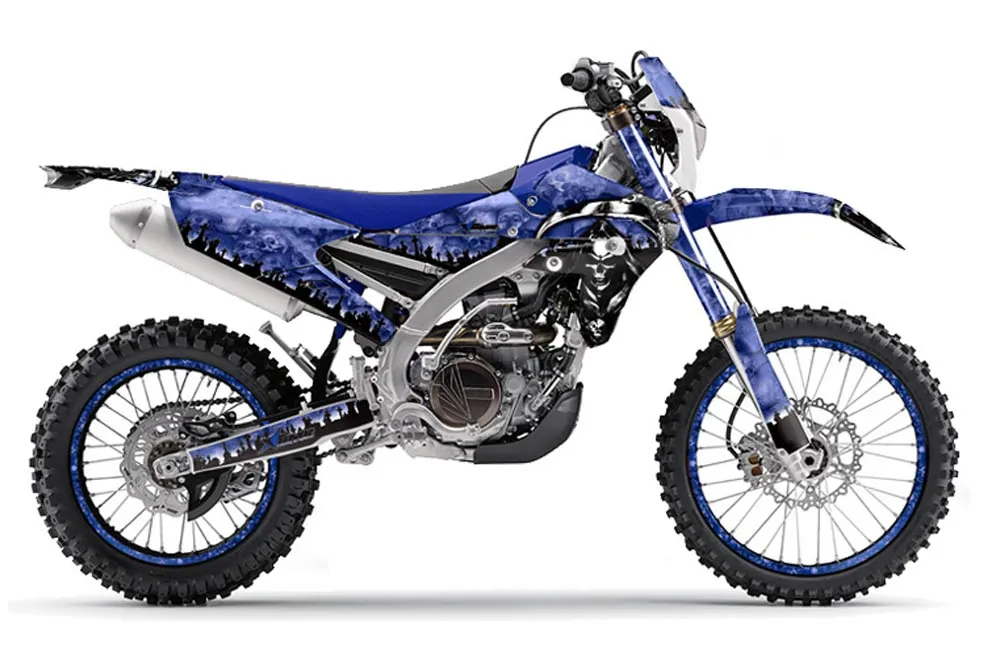 Yamaha WR250F / WR450F Dirt Bike Graphic Kit - 2015-2018 Reaper Blue