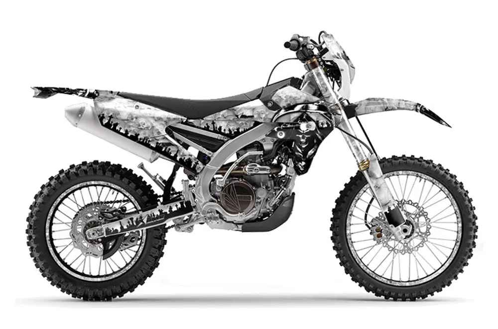 Yamaha WR250F / WR450F Dirt Bike Graphic Kit - 2015-2018 Reaper White