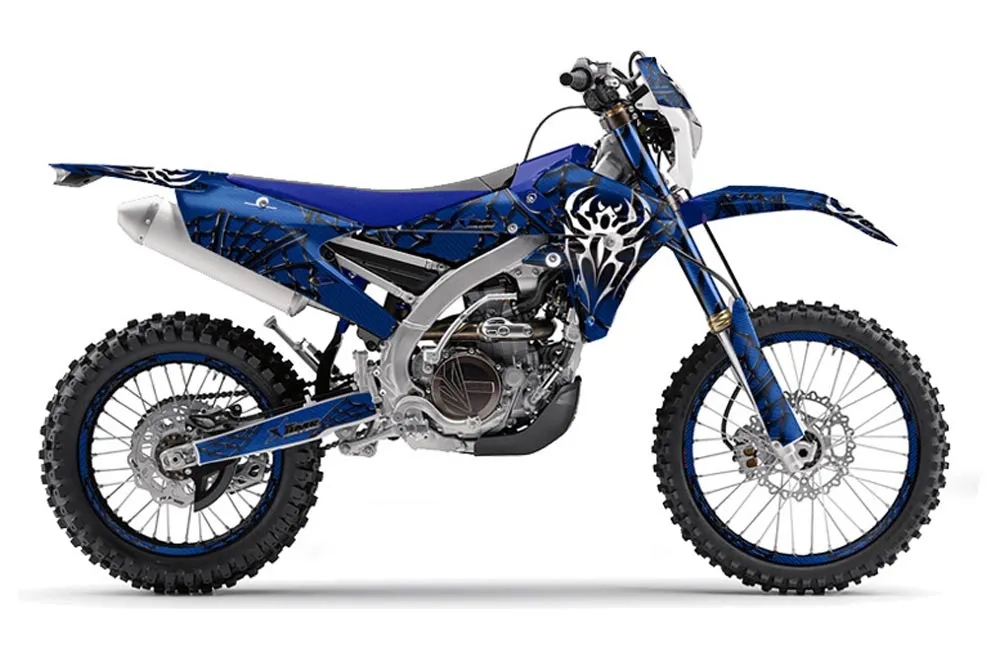 Yamaha WR250F / WR450F Dirt Bike Graphic Kit - 2015-2018 Widow Maker Blue