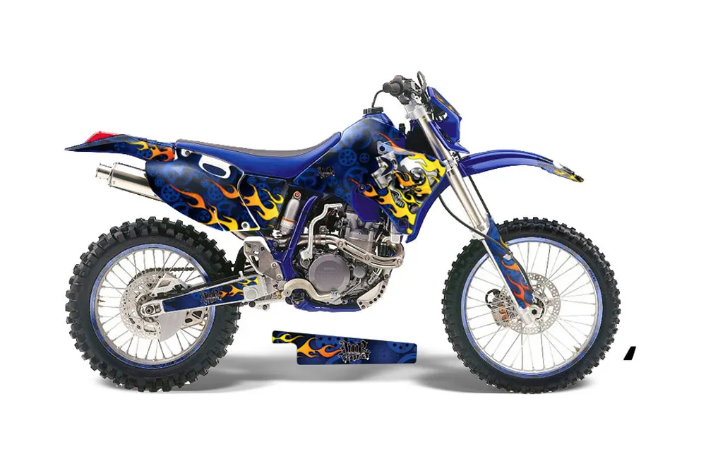 Yamaha WR426F Dirt Bike Graphic Kit - 1998-1999 Motorhead Blue