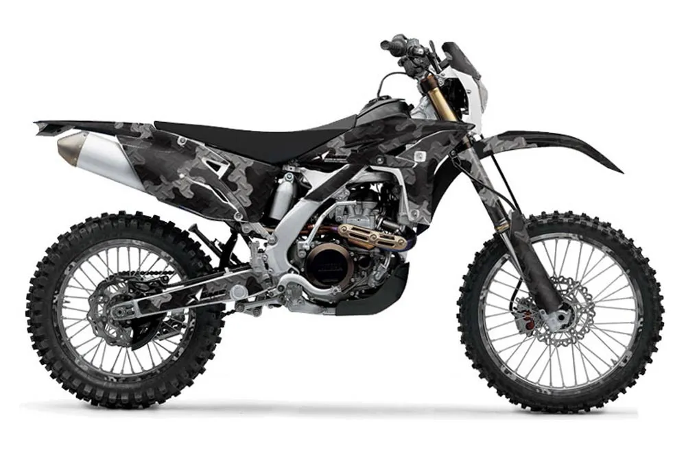 Yamaha WR450F Dirt Bike Graphic Kit - 2007-2011 Camoplate Black