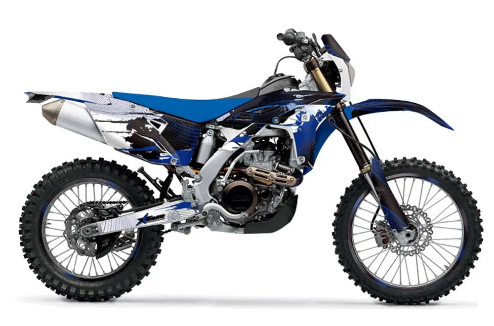 Yamaha WR450F Dirt Bike Graphic Kit - 2007-2011 Carbon X Blue